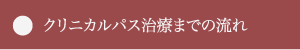 クリニカルパス治療までの流れ